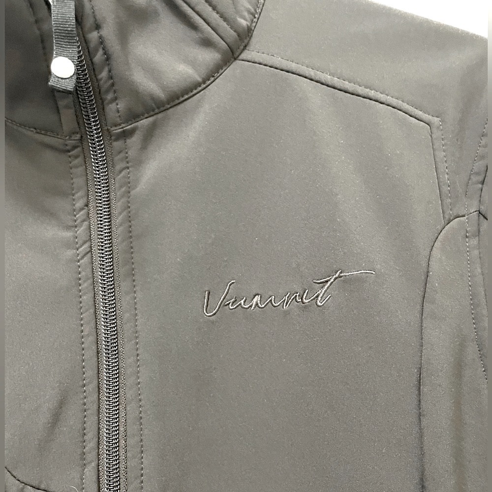Vuarnet fleece-lined Long Zippered Jacket in Black/Brown - Picture 11 of 12
